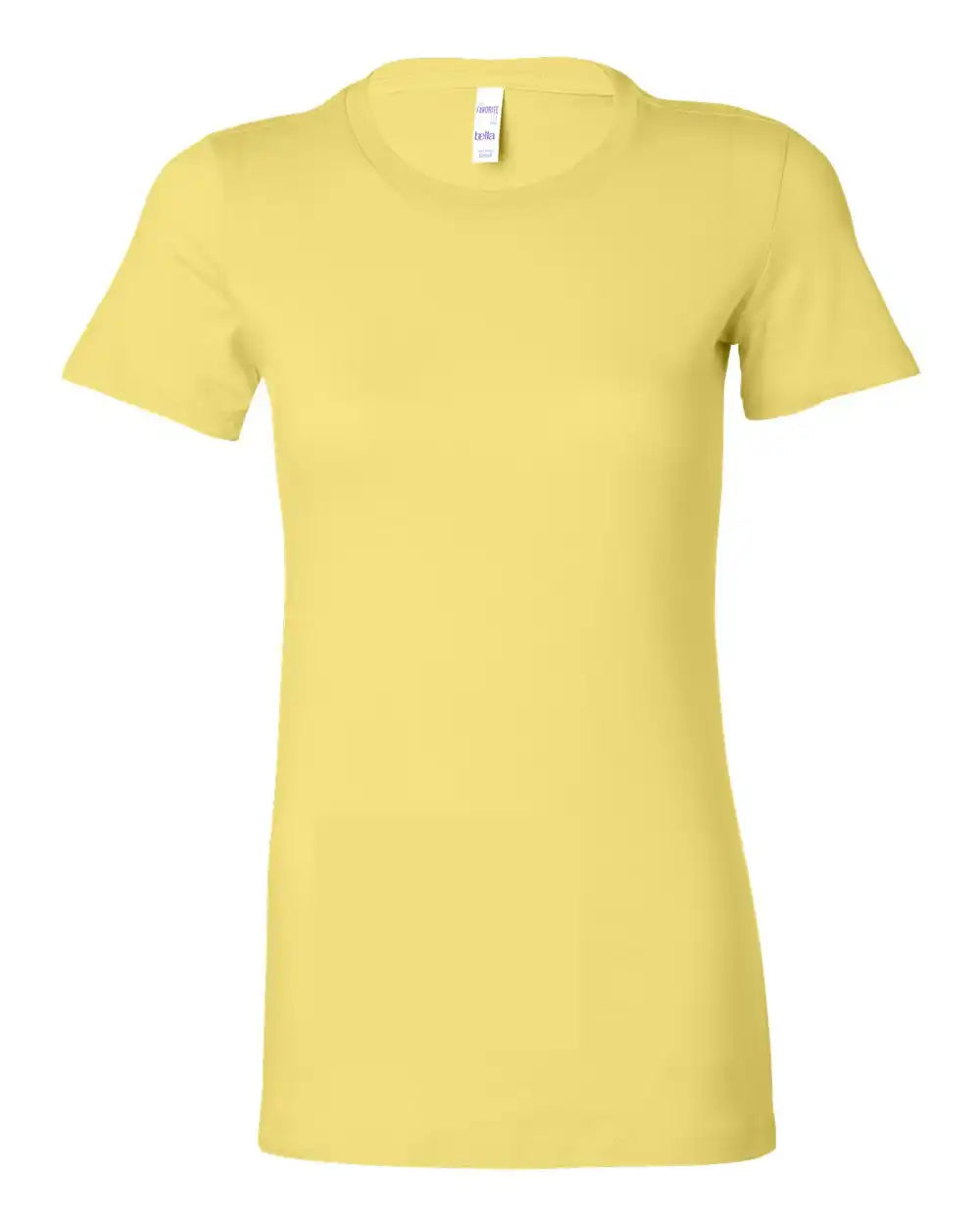 Bella + Canvas 6004 Women’s Slim Fit Tee - Yellow - s