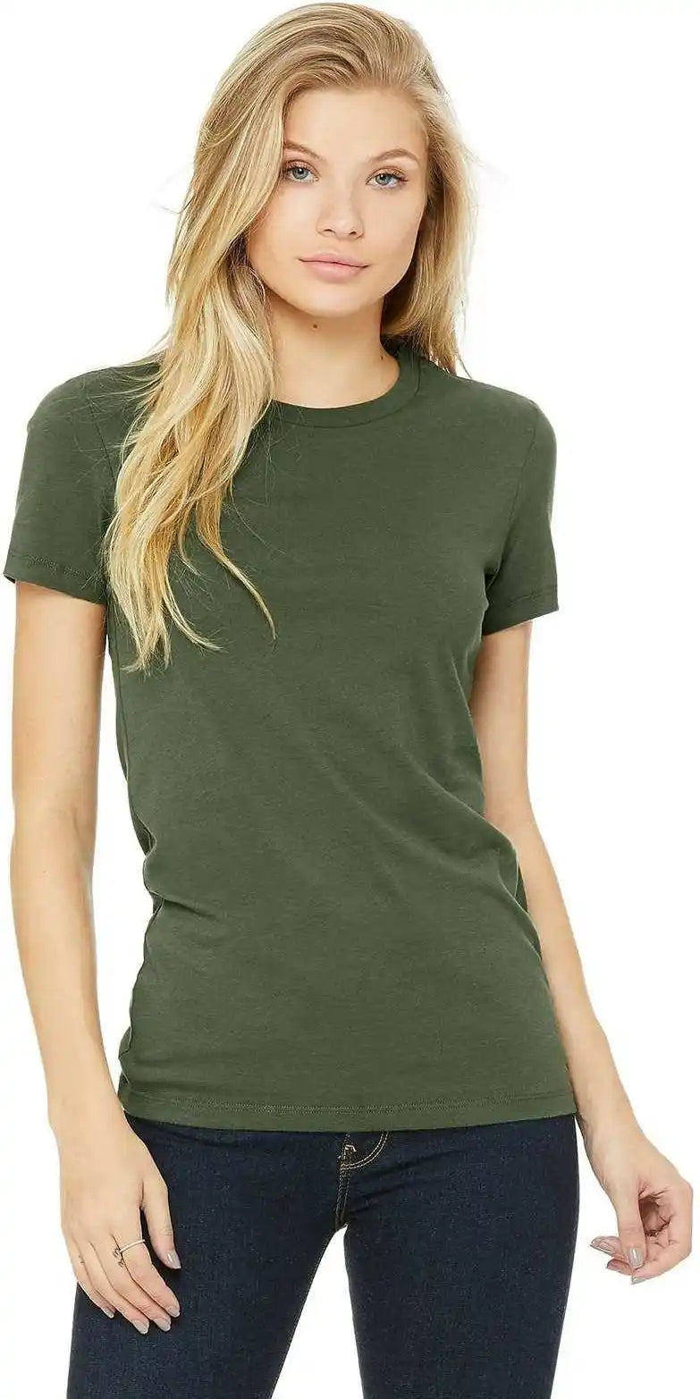 Bella + Canvas 6004 Women’s the Favorite Tee - Military Green