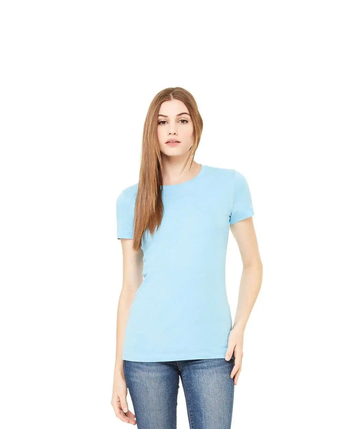 Bella + Canvas 6004 Women’s the Favorite Tee - Ocean Blue