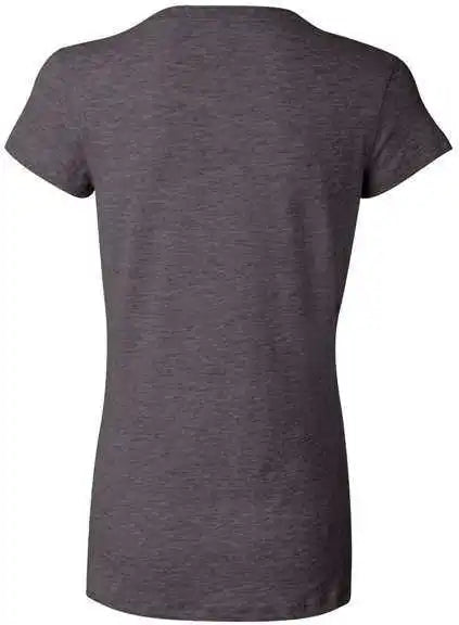 Bella + Canvas 6005 Womens Jersey V-neck Tee - Dark Grey Heather