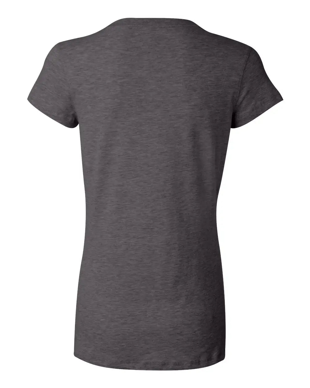 Bella + Canvas 6005 Women’s Jersey V-neck Tee - Dark Grey Heather