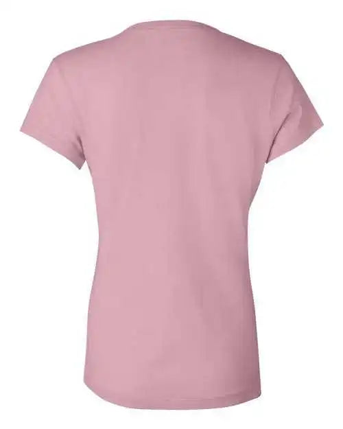 Bella + Canvas 6005 Womens Jersey v Neck Tee Pink