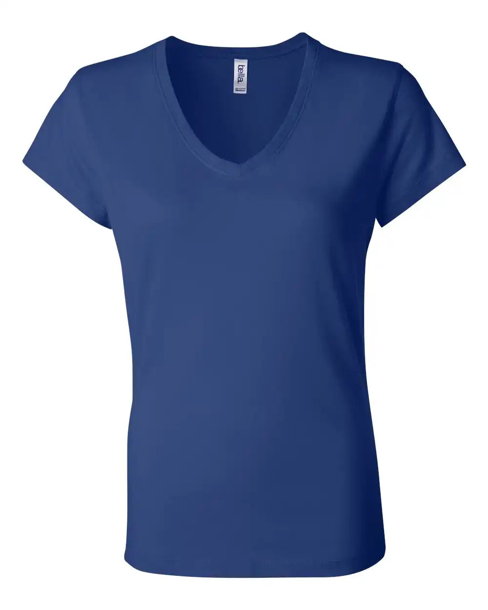 Bella + Canvas 6005 Women’s Jersey V-neck Tee - True Royal - s