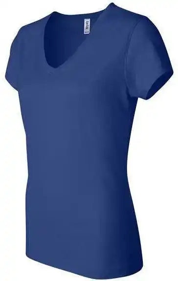 Bella + Canvas 6005 Womens Jersey V-neck Tee - True Royal