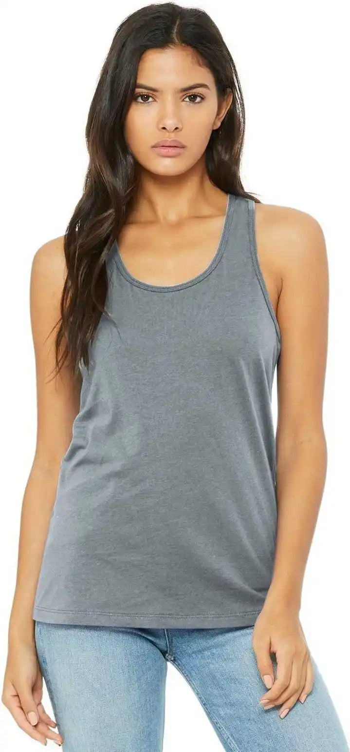 Bella + Canvas 6008 Women’s Jersey Racerback Tank Athletic Heather
