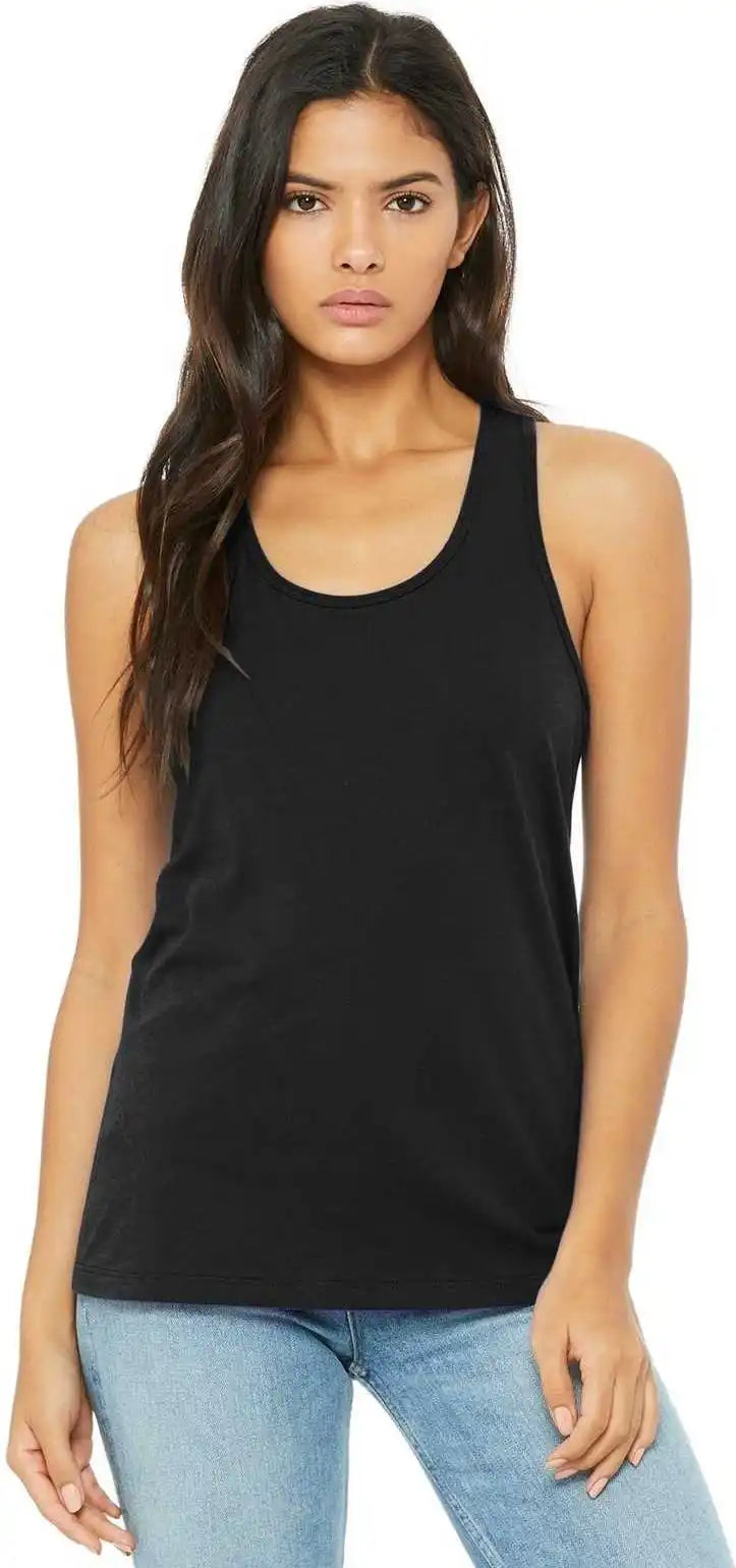 Bella + Canvas 6008 Women’s Jersey Racerback Tank Black