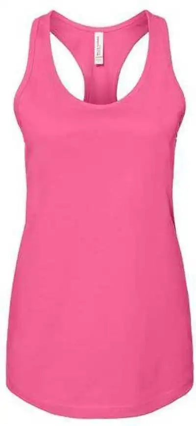 Bella + Canvas 6008 Women’s Jersey Racerback Tank Charity Pink