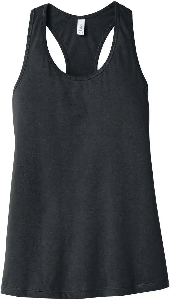 Bella + Canvas 6008 Women’s Jersey Racerback Tank Dark Gray Heather