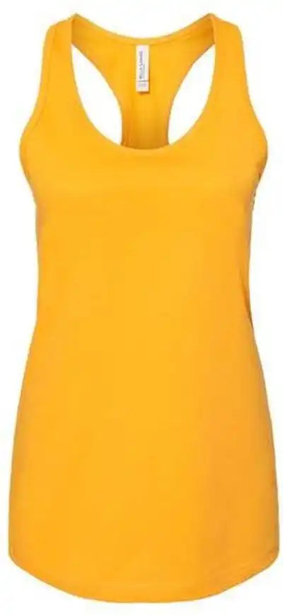 Bella + Canvas 6008 Women’s Jersey Racerback Tank - Gold