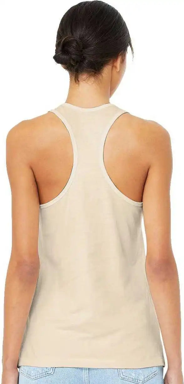 Bella + Canvas 6008 Women’s Jersey Racerback Tank Natural
