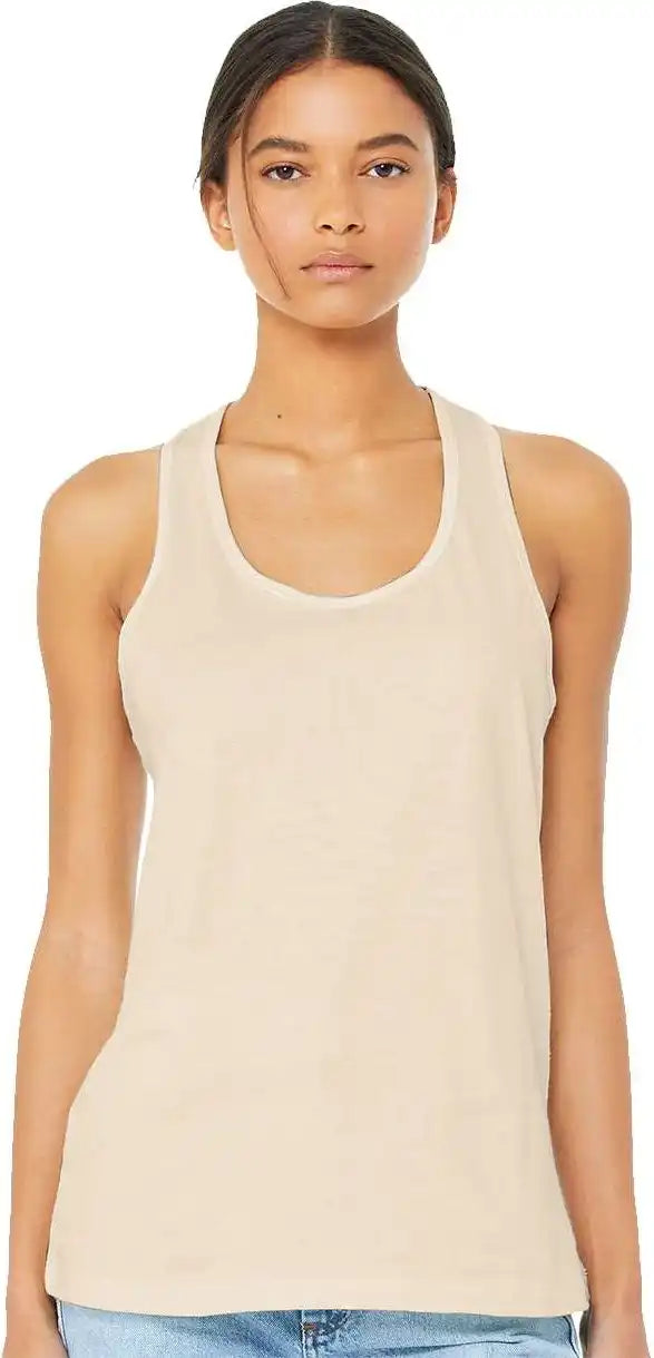 Bella + Canvas 6008 Women’s Jersey Racerback Tank Natural