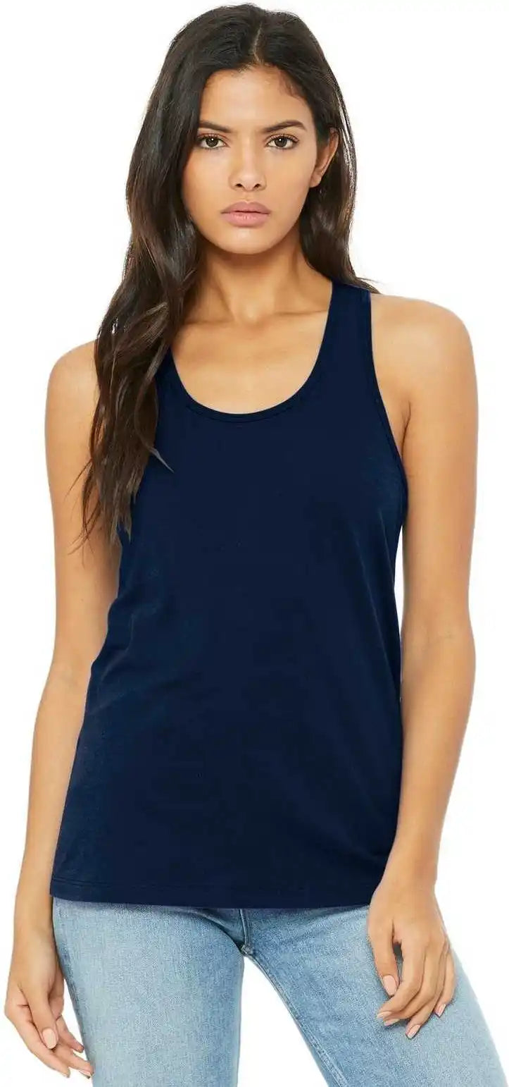 Bella + Canvas 6008 Women’s Jersey Racerback Tank Navy