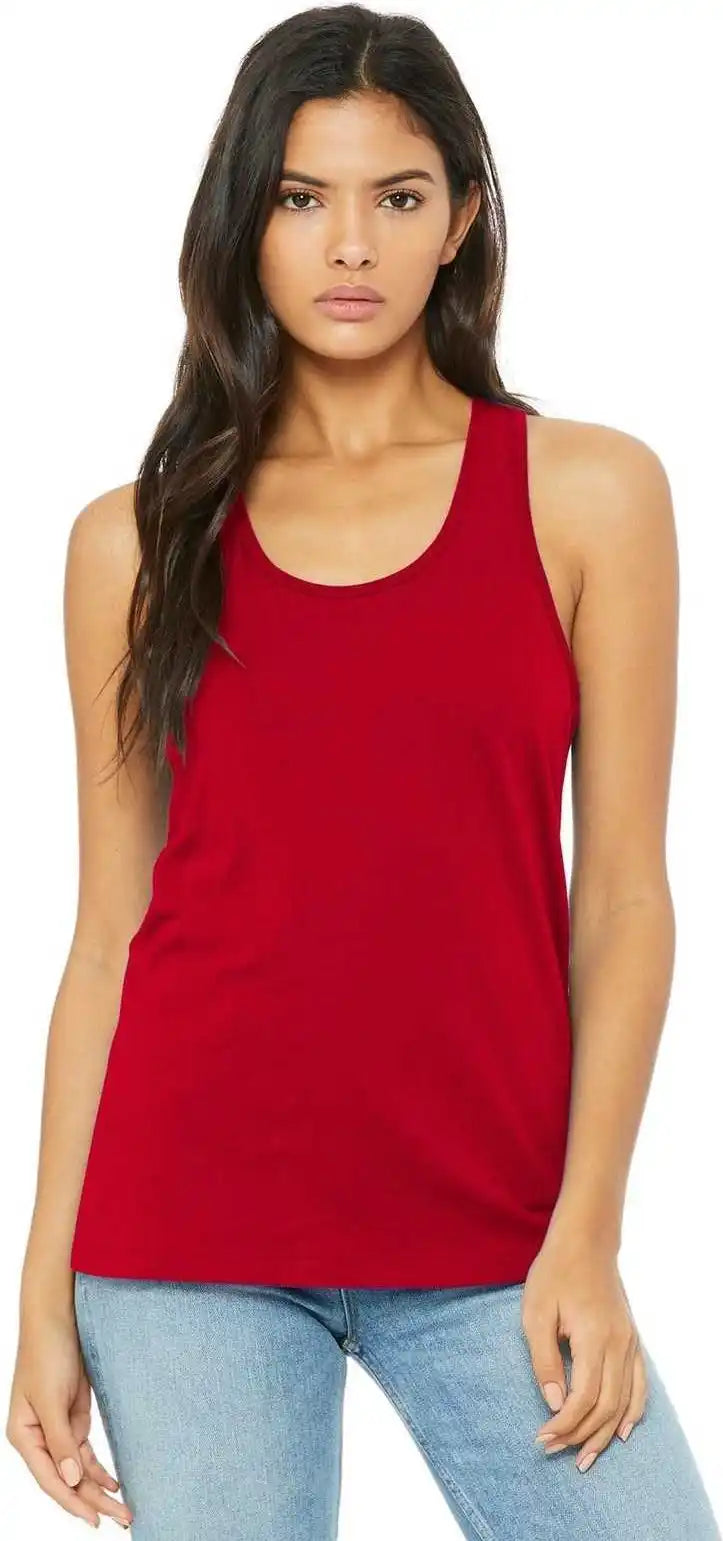 Bella + Canvas 6008 Women’s Jersey Racerback Tank Red