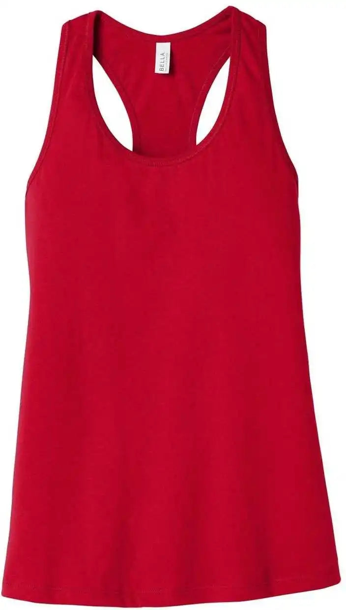 Bella + Canvas 6008 Women’s Jersey Racerback Tank Red