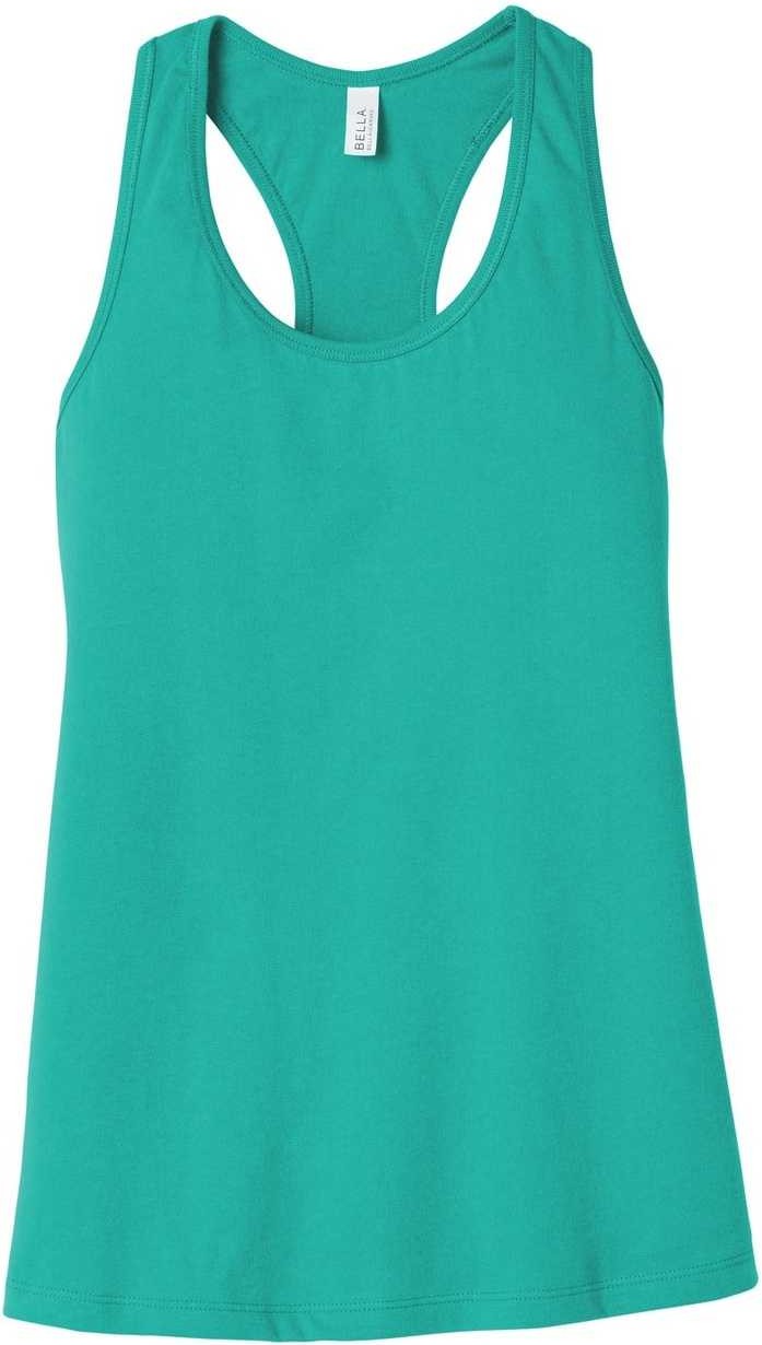 Bella + Canvas 6008 Women’s Jersey Racerback Tank - Teal