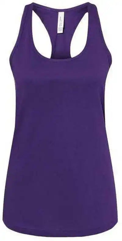 Bella + Canvas 6008 Women’s Jersey Racerback Tank Team Purple