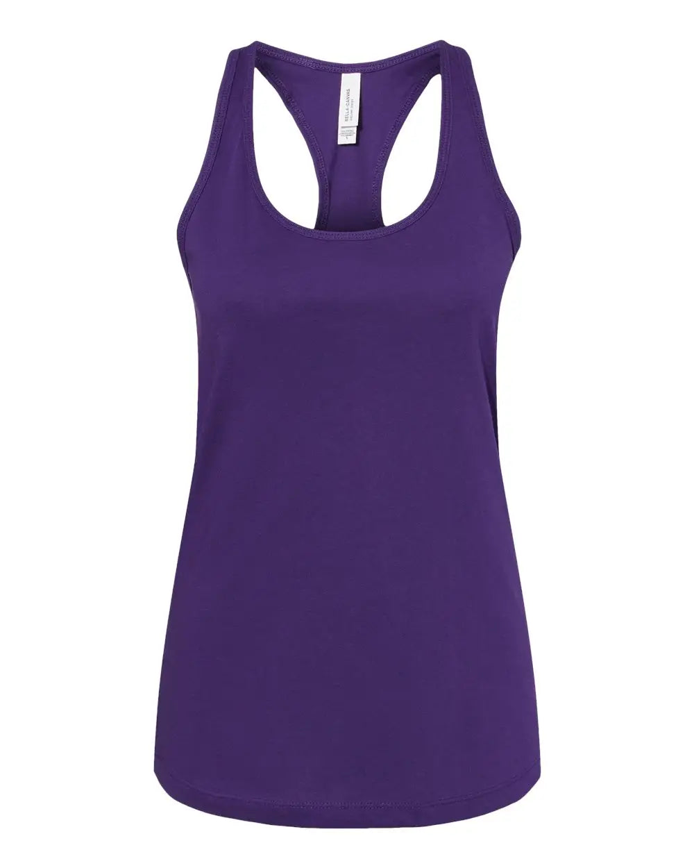 Bella + Canvas 6008b Women’s Jersey Racerback Tank - 6008 - Team Purple - Ladies s