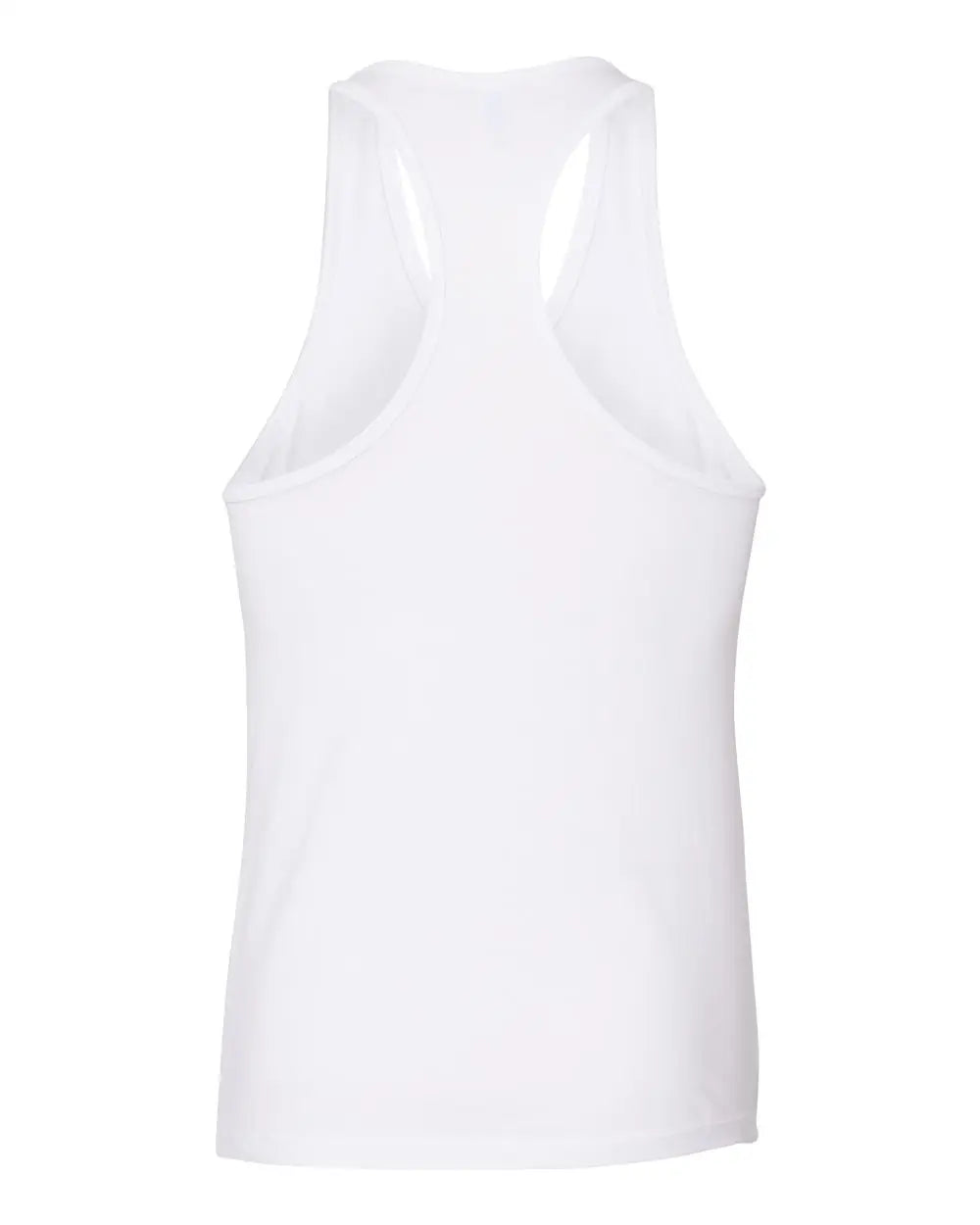 Bella + Canvas 6008b Women’s Jersey Racerback Tank - 6008 - White - Ladies s