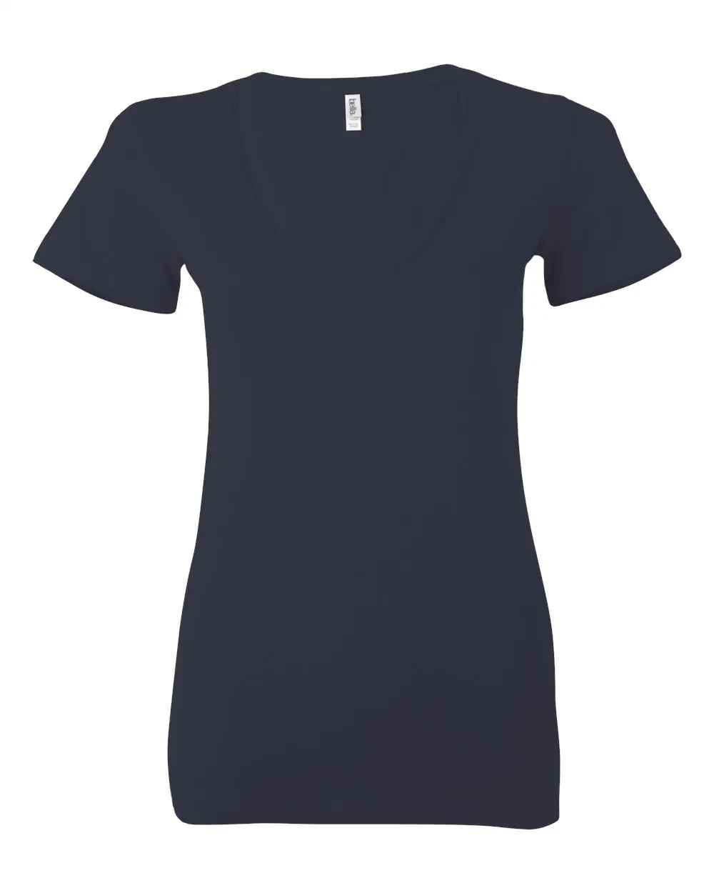 Bella + Canvas 6035 Women’s Jersey Deep V-neck Tee - Navy