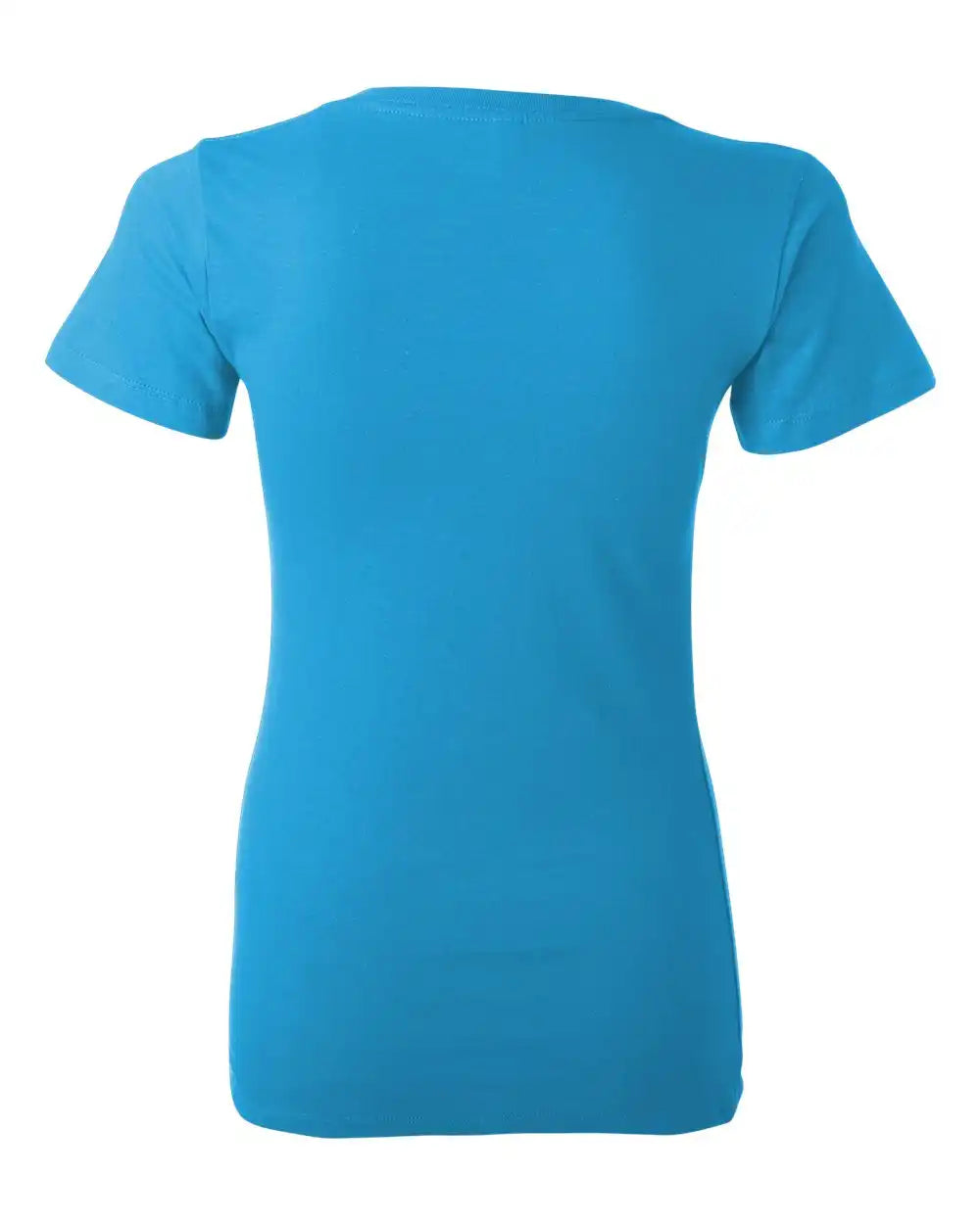 Bella + Canvas 6035 Women’s Jersey Deep V-neck Tee - Neon Blue - 2xl