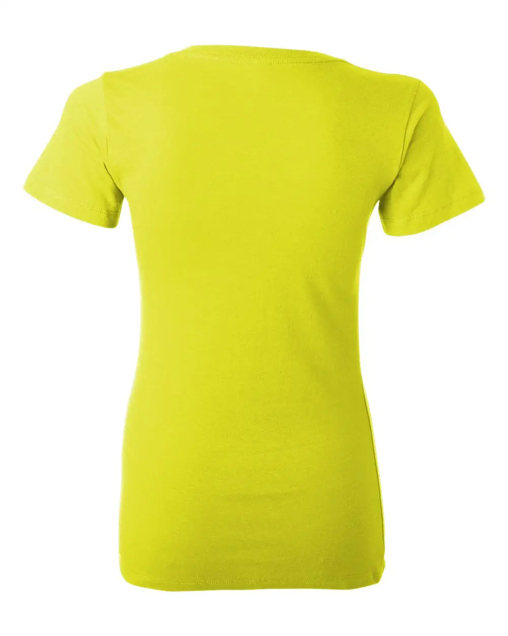 Bella + Canvas 6035 Women’s Jersey Deep V-neck Tee - Neon Yellow - 2xl