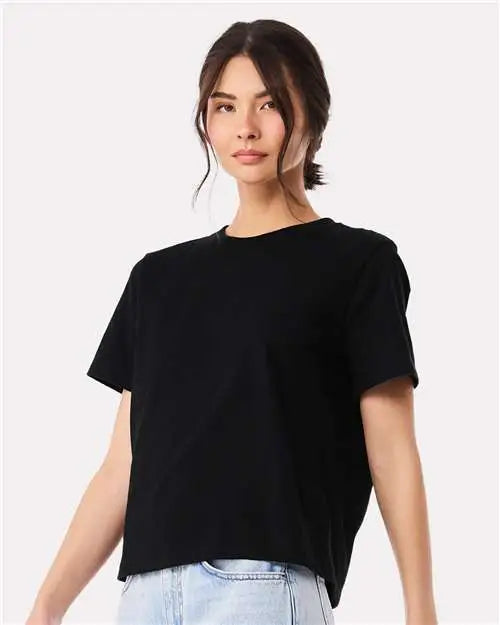 Bella + Canvas 6110c Women’s 6 Oz Heavyweight Tee - 6110 - Black