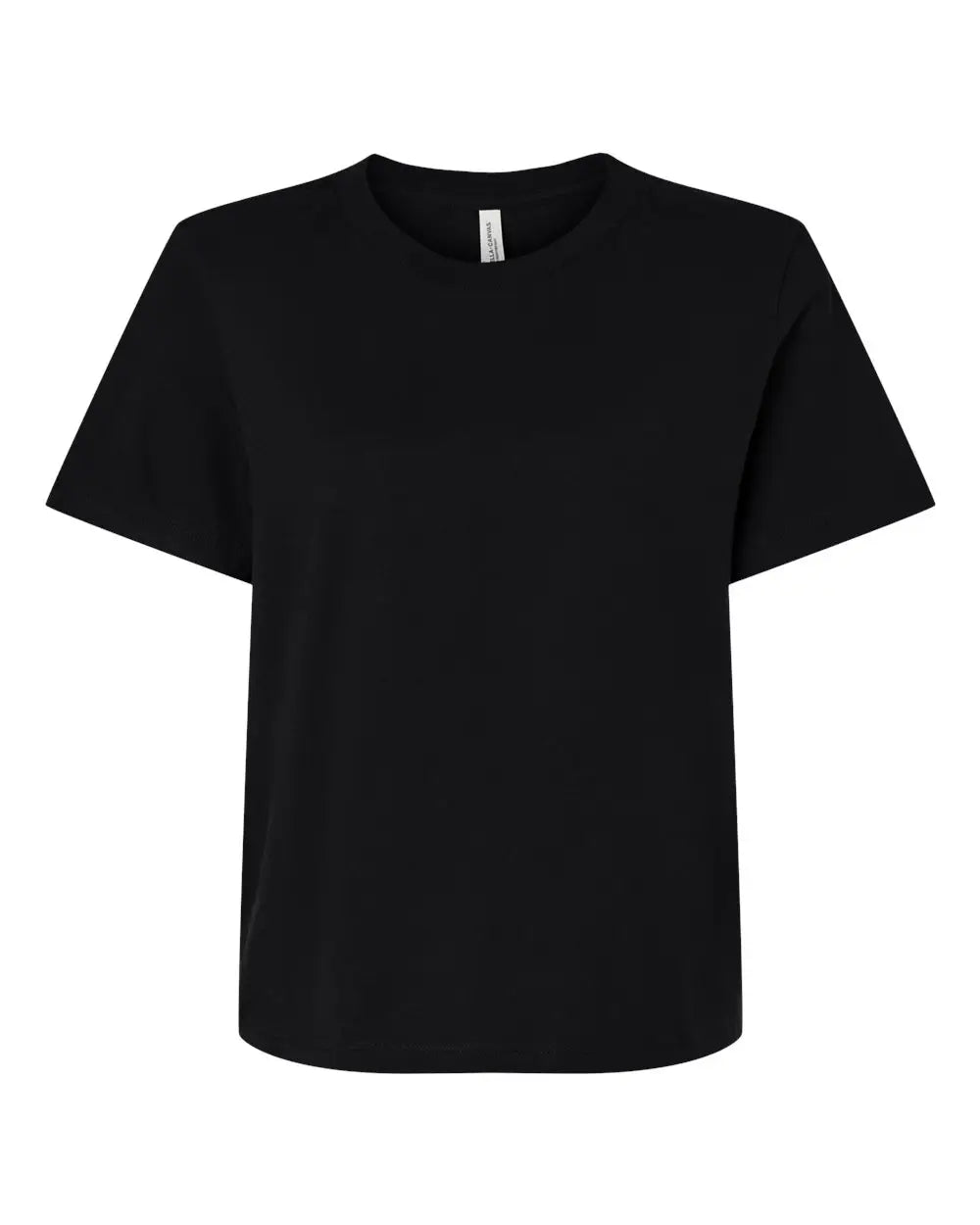 Bella + Canvas 6110c Women’s 6 Oz Heavyweight Tee - 6110 - Black - Ladies Xs