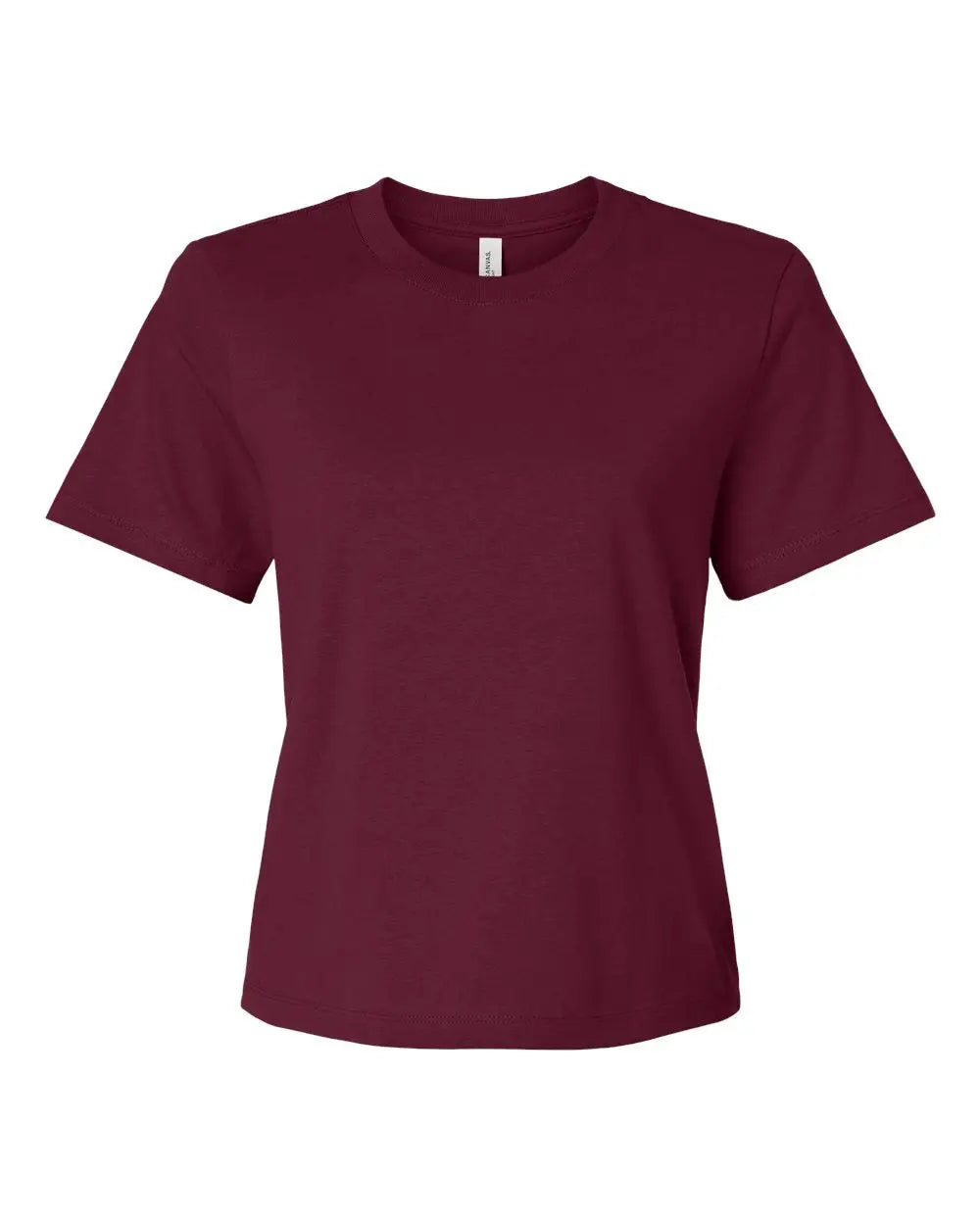 Bella + Canvas 6110c Women’s 6 Oz Heavyweight Tee - 6110 - Maroon - Ladies Xs
