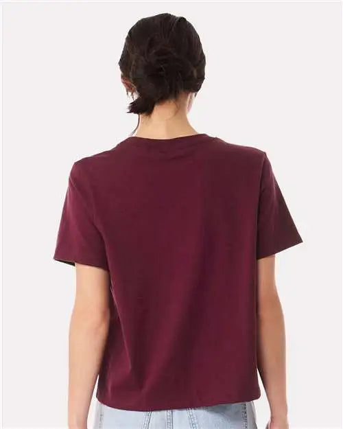 Bella + Canvas 6110c Women’s 6 Oz Heavyweight Tee - 6110 - Maroon