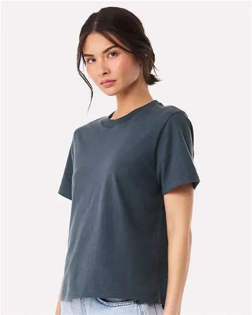 Bella + Canvas 6110c Women’s 6 Oz Heavyweight Tee - 6110 - Vintage Navy