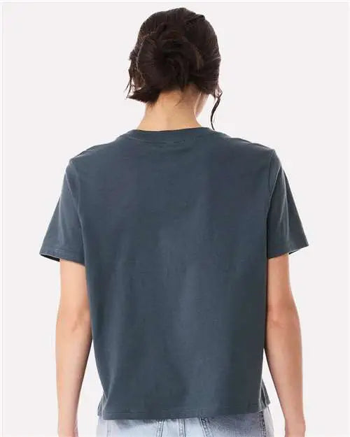 Bella + Canvas 6110c Women’s 6 Oz Heavyweight Tee - 6110 - Vintage Navy