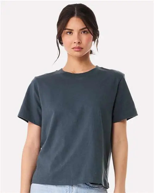 Bella + Canvas 6110c Women’s 6 Oz Heavyweight Tee - 6110 - Vintage Navy