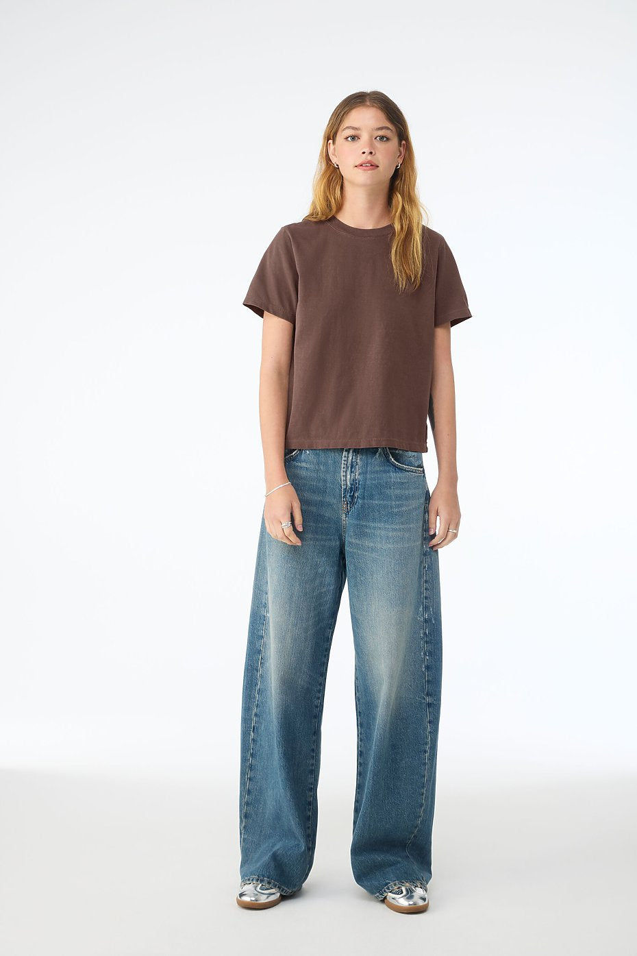Bella + Canvas 6110c Women’s 6 Oz Heavyweight Tee - Cocoa
