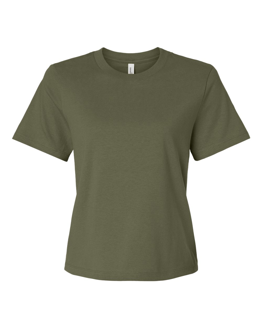 Bella + Canvas 6110c Women’s 6 Oz Heavyweight Tee - Military Green