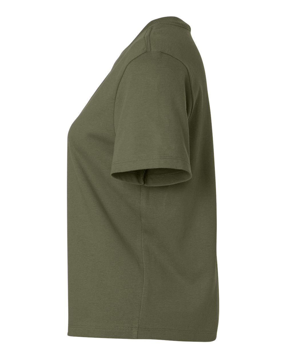 Bella + Canvas 6110c Women’s 6 Oz Heavyweight Tee - Military Green
