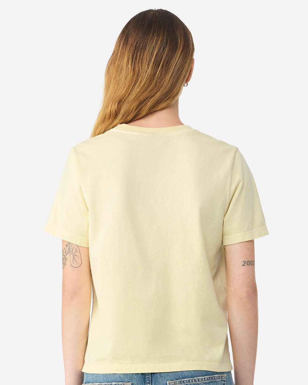 Bella + Canvas 6110gd Women’s Garment-dyed Tee - Buttermilk