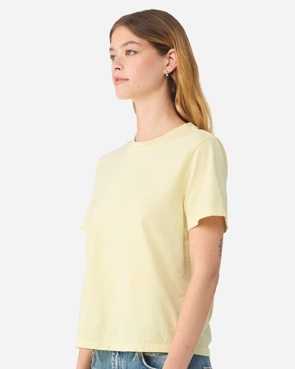 Bella + Canvas 6110gd Women’s Garment-dyed Tee - Buttermilk