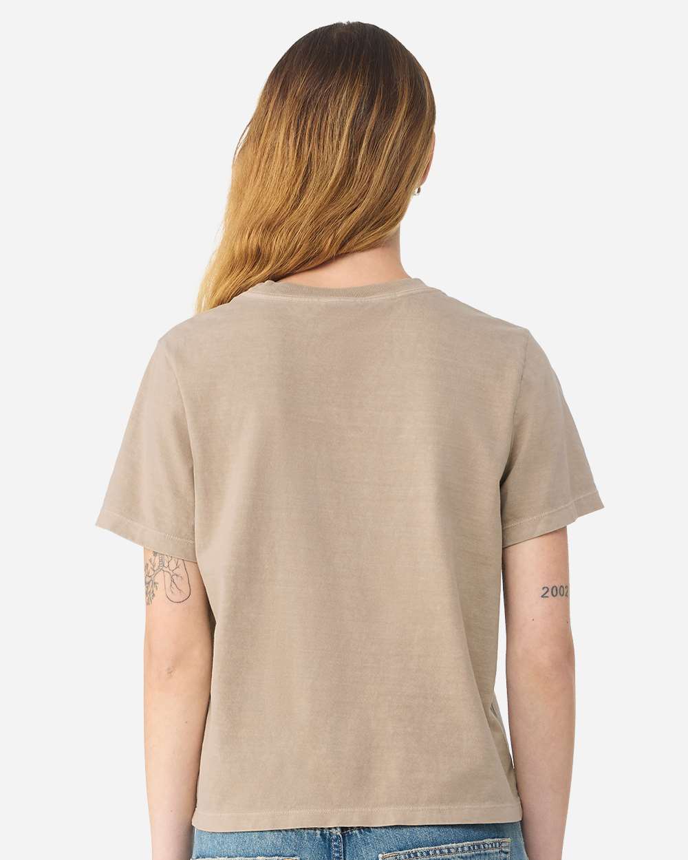 Bella + Canvas 6110gd Women’s Garment-dyed Tee - Khaki
