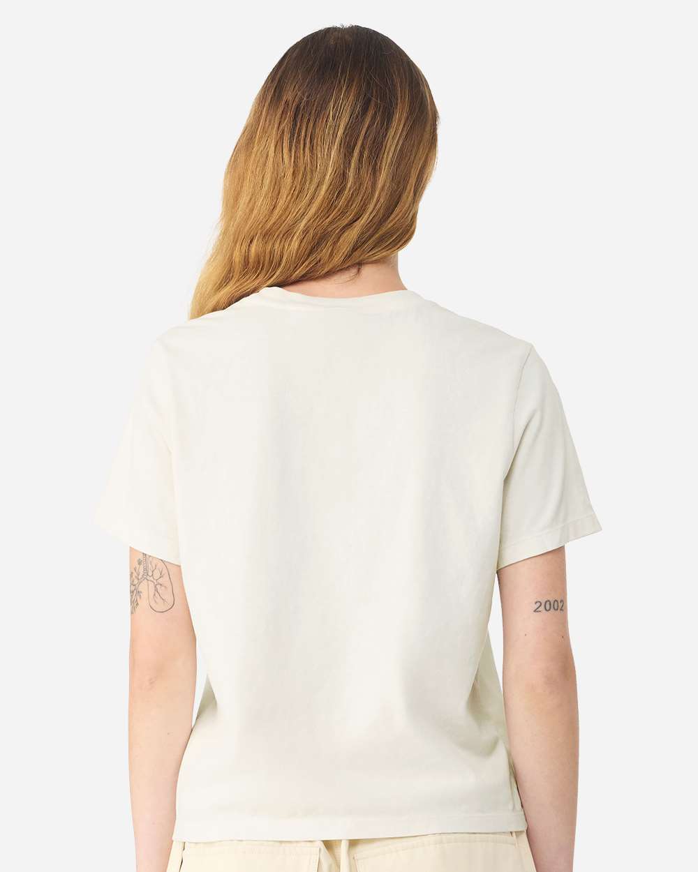 Bella + Canvas 6110gd Women’s Garment-dyed Tee - Vintage White