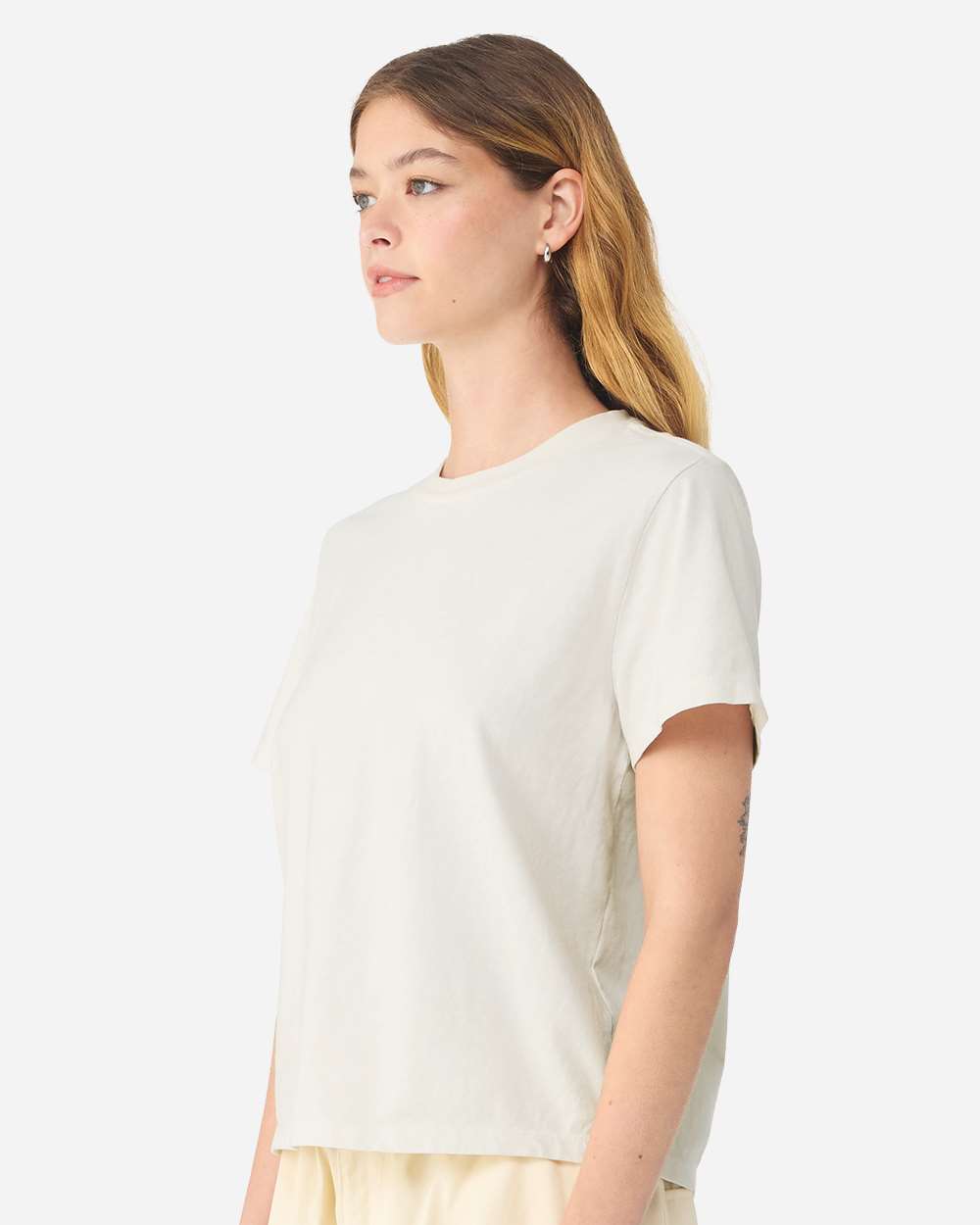 Bella + Canvas 6110gd Women’s Garment-dyed Tee - Vintage White