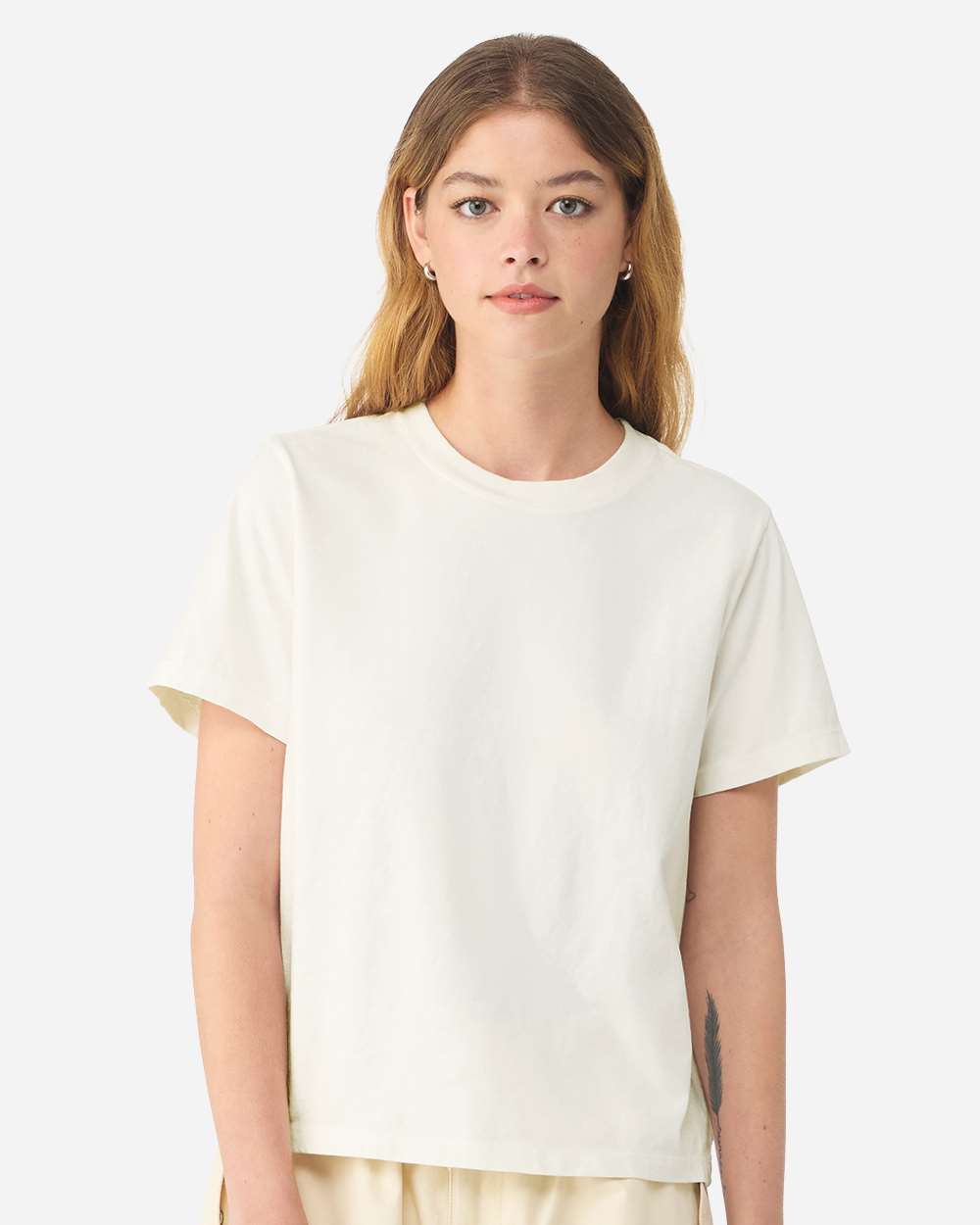 Bella + Canvas 6110gd Women’s Garment-dyed Tee - Vintage White