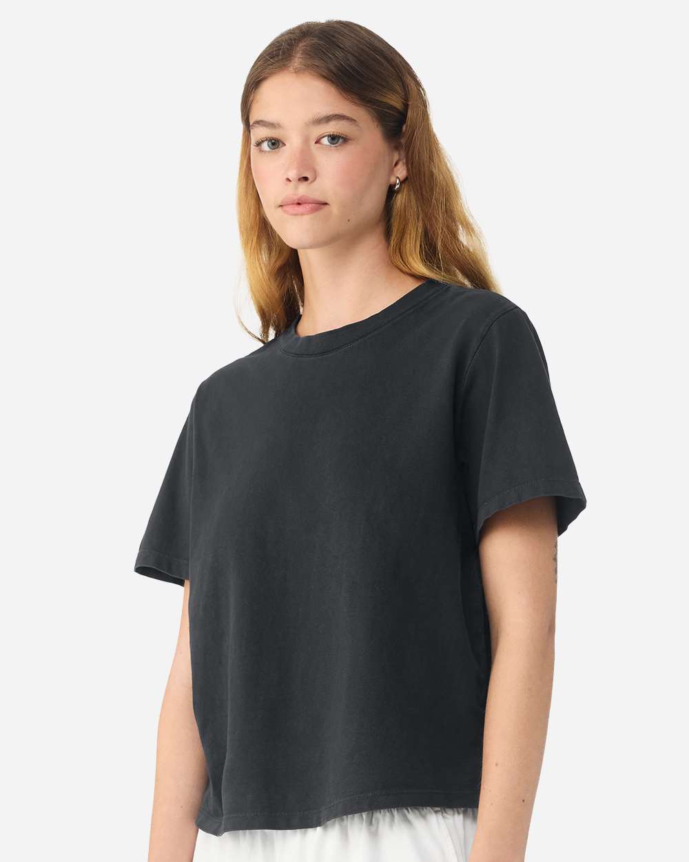 Bella + Canvas 6110gd Women’s Garment-dyed Tee - Washed Black