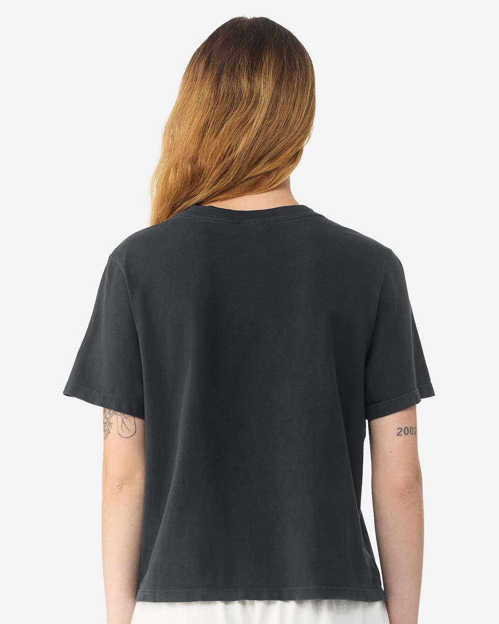 Bella + Canvas 6110gd Women’s Garment-dyed Tee - Washed Black