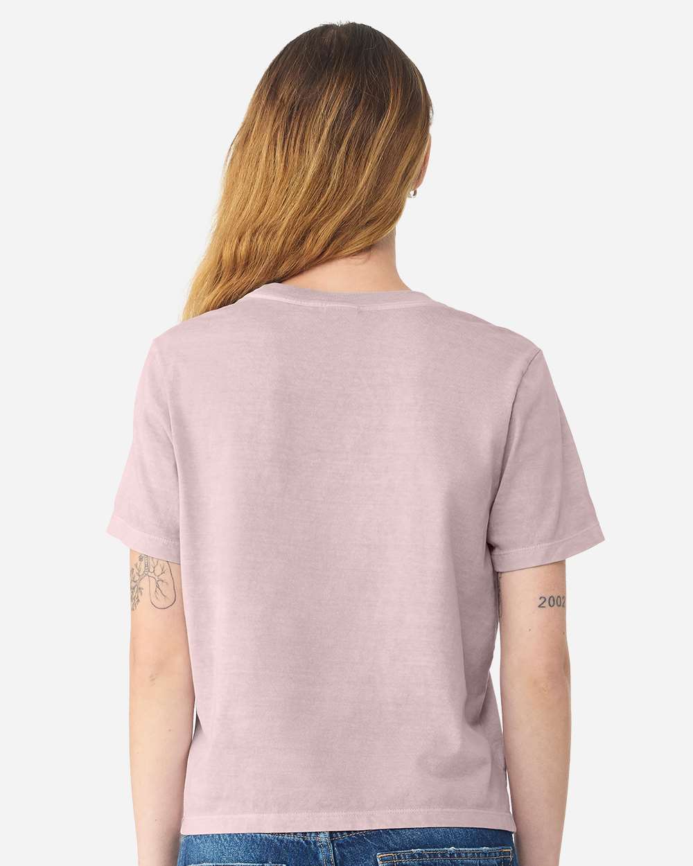 Bella + Canvas 6110gd Women’s Garment-dyed Tee - Washed Lavender