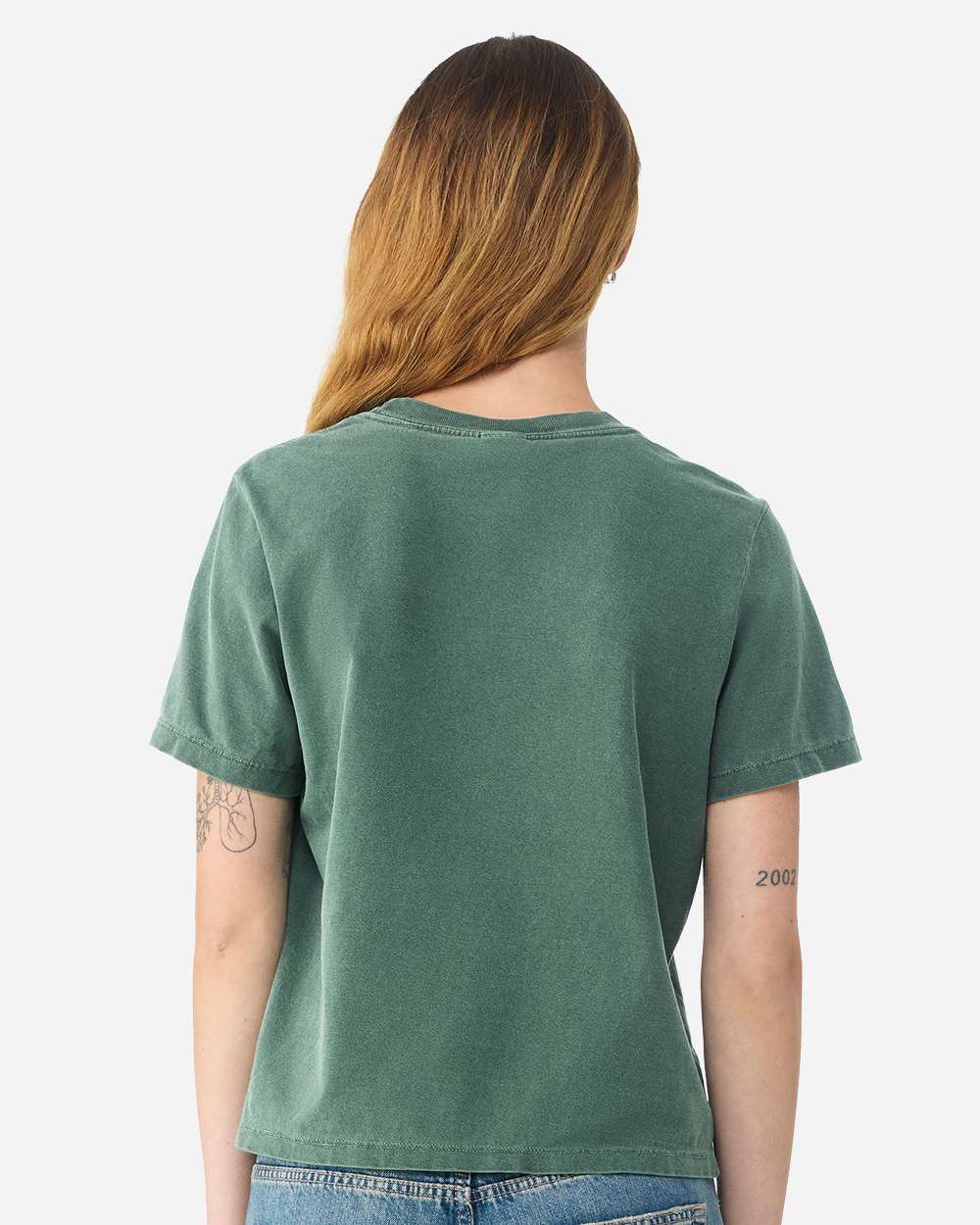 Bella + Canvas 6110gd Women’s Garment-dyed Tee - Washed Pine
