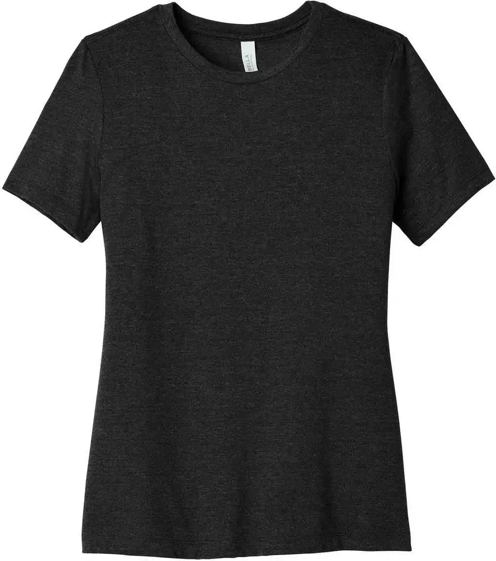 Bella + Canvas 6400 Women’s Relaxed Jersey Short Sleeve Tee Black Heather