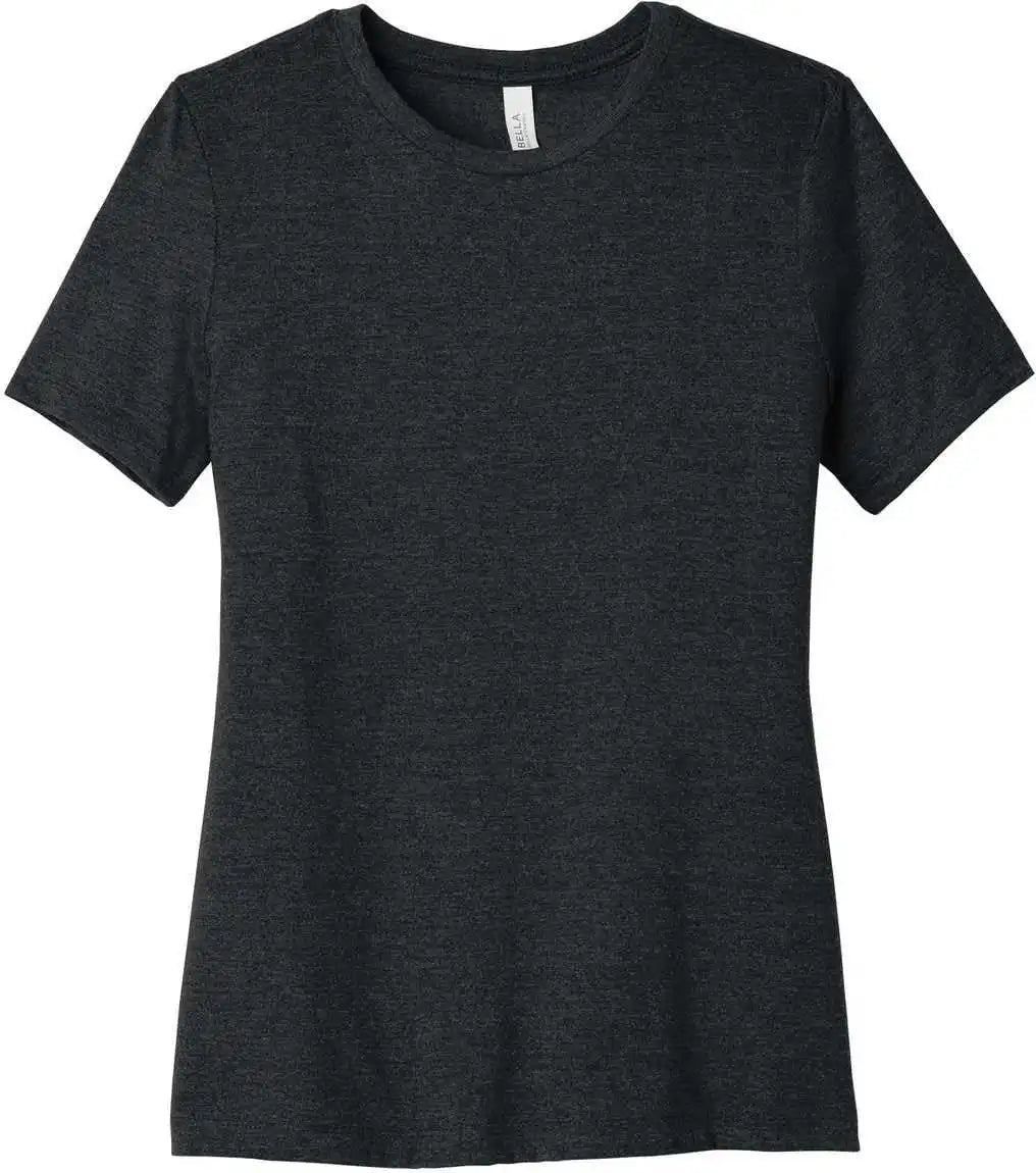 Bella + Canvas 6400 Women’s Relaxed Jersey Short Sleeve Tee Dark Gray Heather