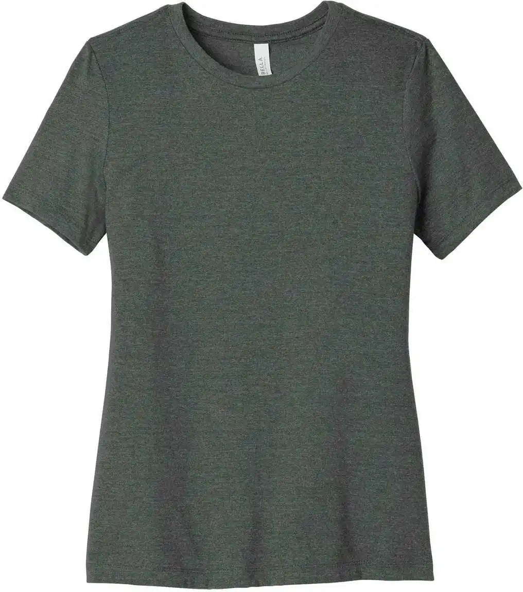 Bella + Canvas 6400 Women’s Relaxed Jersey Short Sleeve Tee Deep Heather