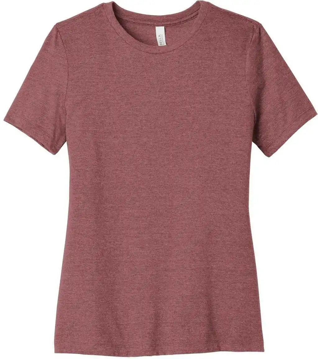 Bella + Canvas 6400 Women’s Relaxed Jersey Short Sleeve Tee Heather Mauve