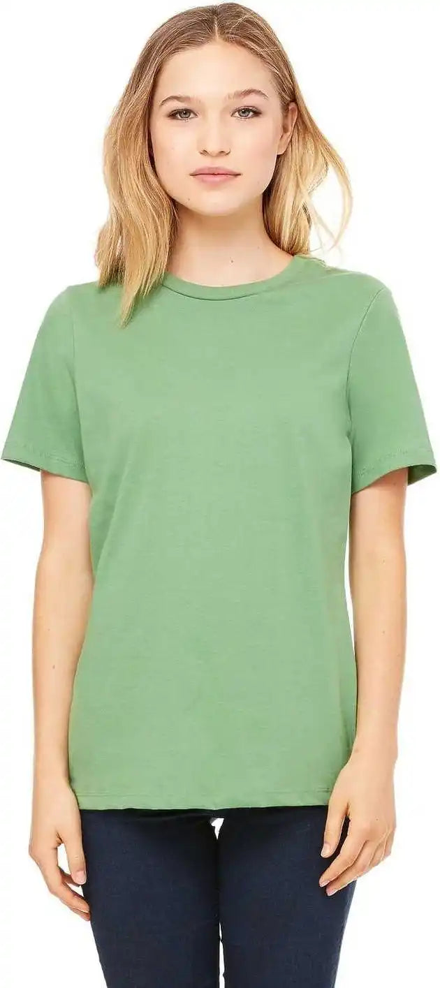 Bella + Canvas 6400 Women’s Relaxed Jersey Short Sleeve Tee Leaf